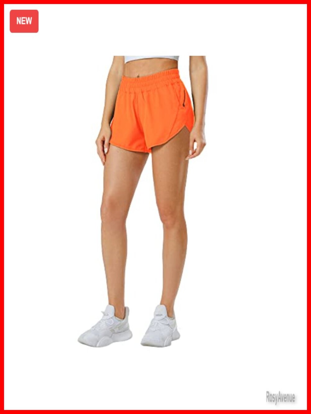 Quick Dry Running Shorts With Zip Pockets, Athletic Workout Shorts View 3